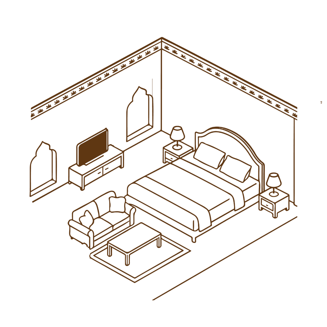 click to zoom MAHARAJA SUITE
